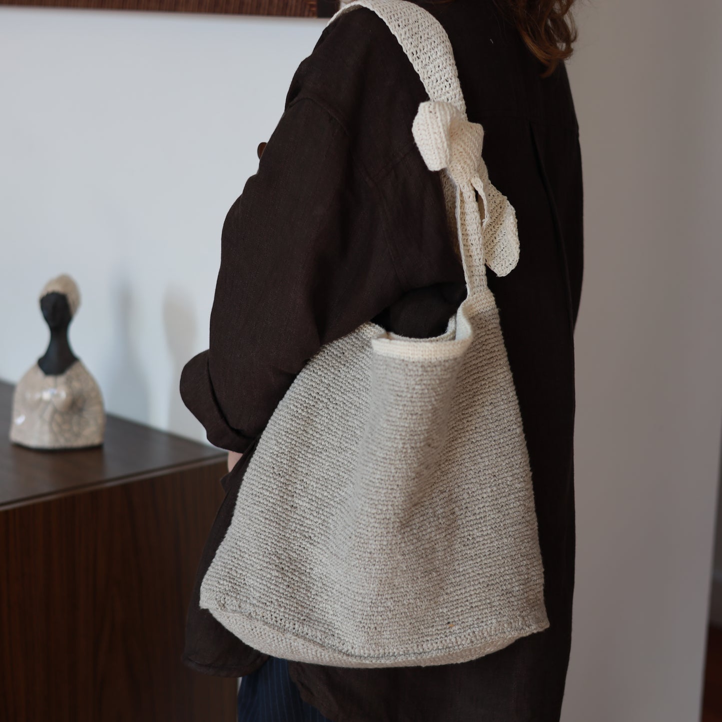 Tresse Bag con fiocco