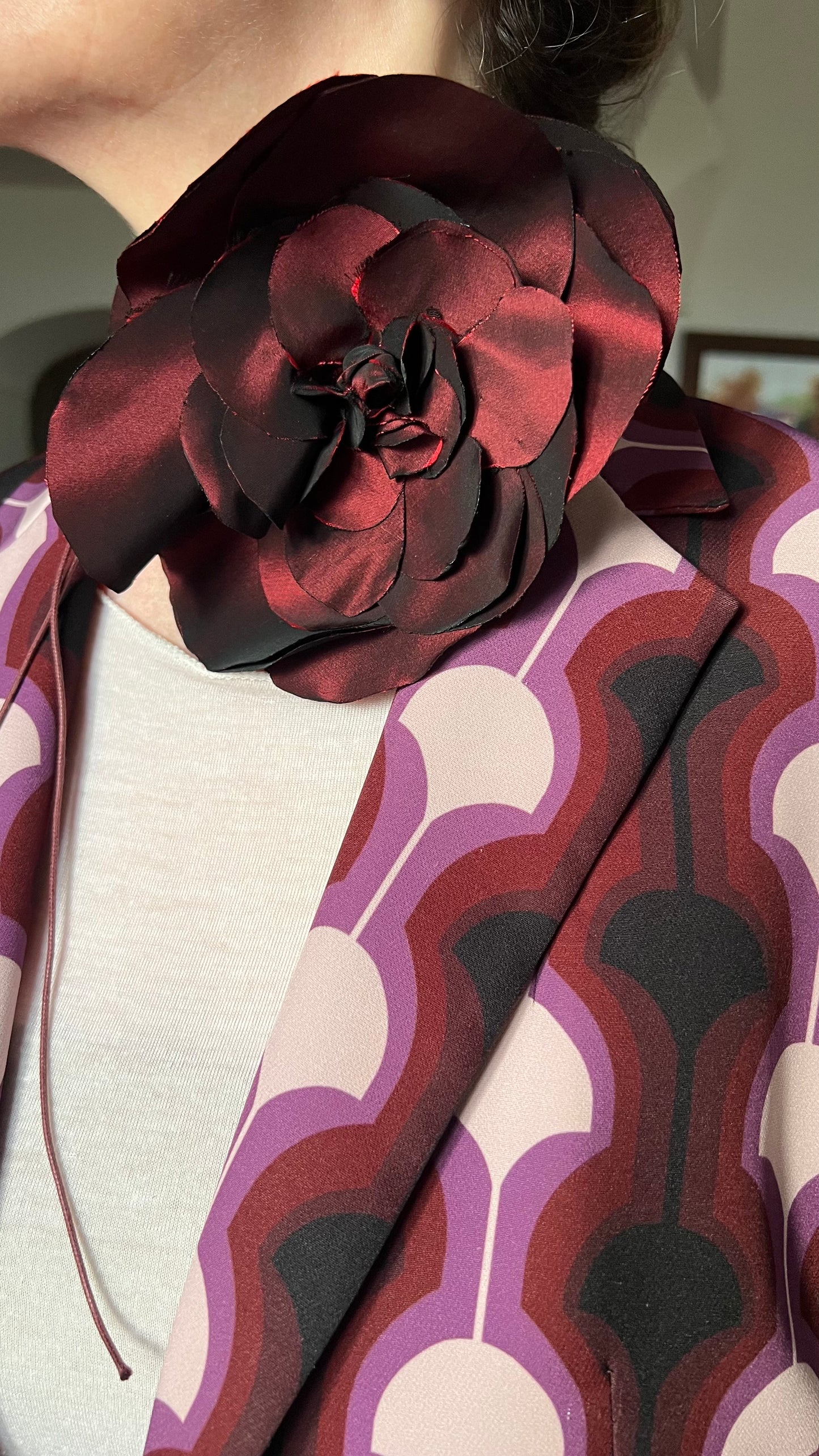 Choker Burgundy