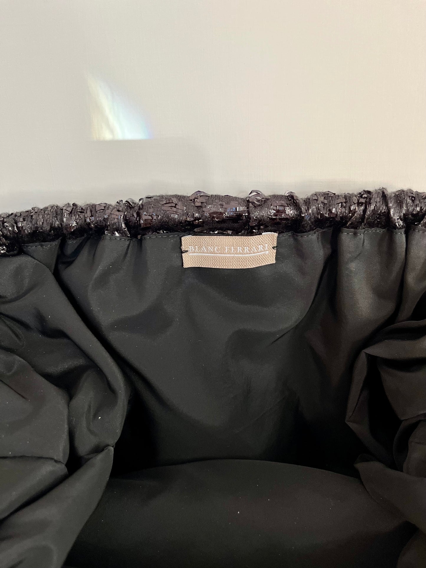 Clutch Maculata effetto Vinile