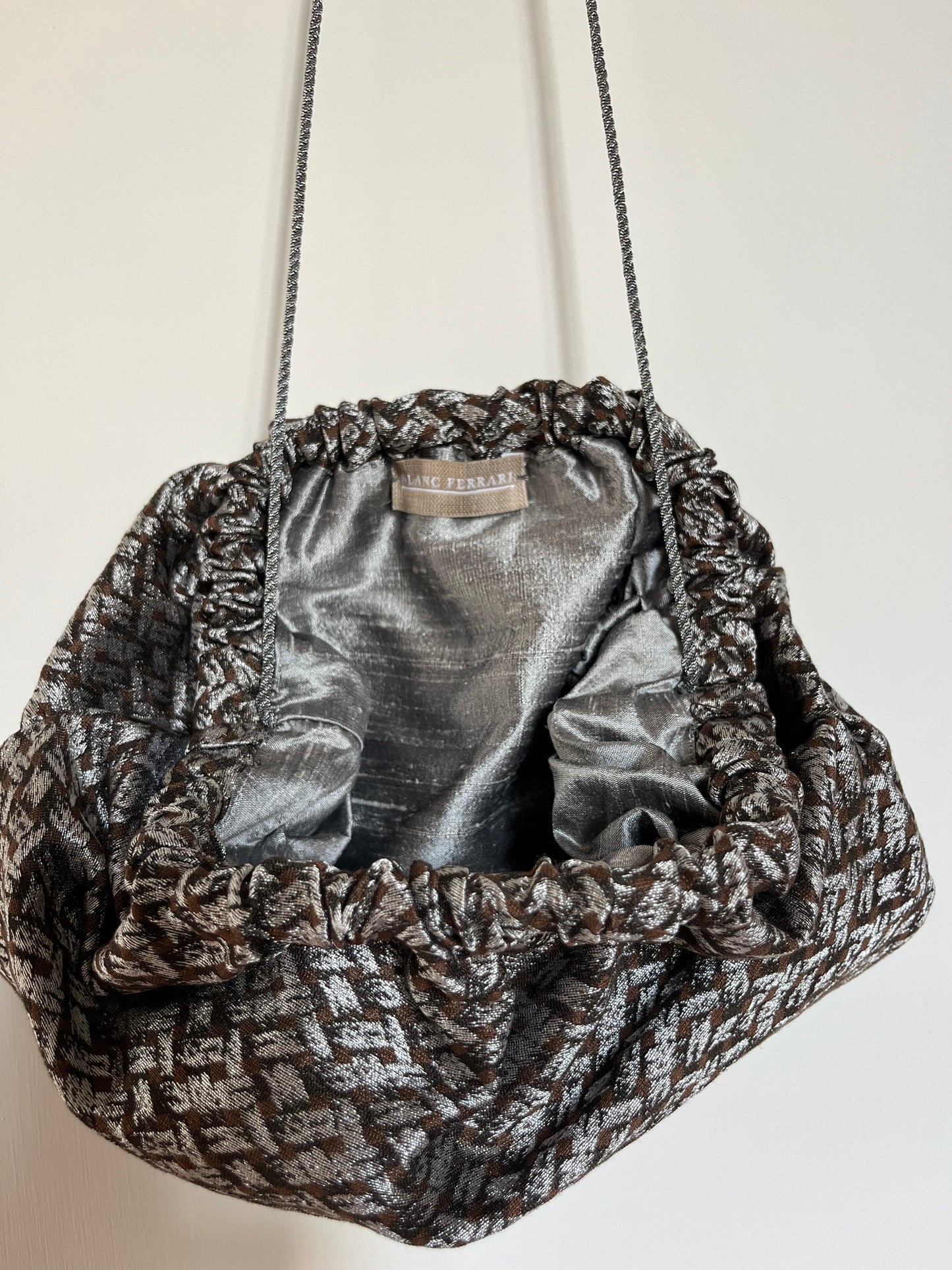 Mini Clutch - Argento & Cioccolato