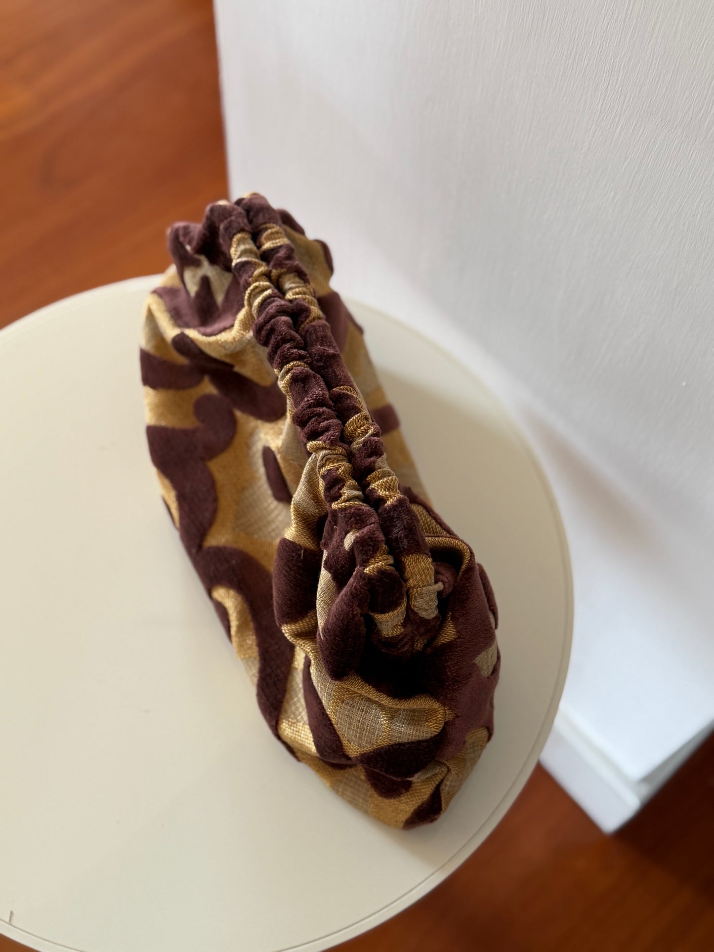 Large Clutch - Burgundy & Senape