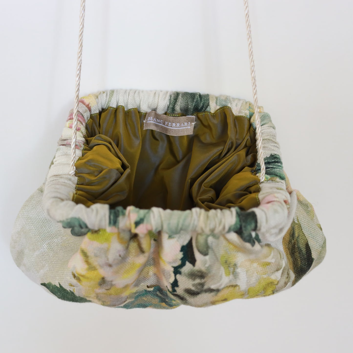 Mini Clutch lino - floreale pastello