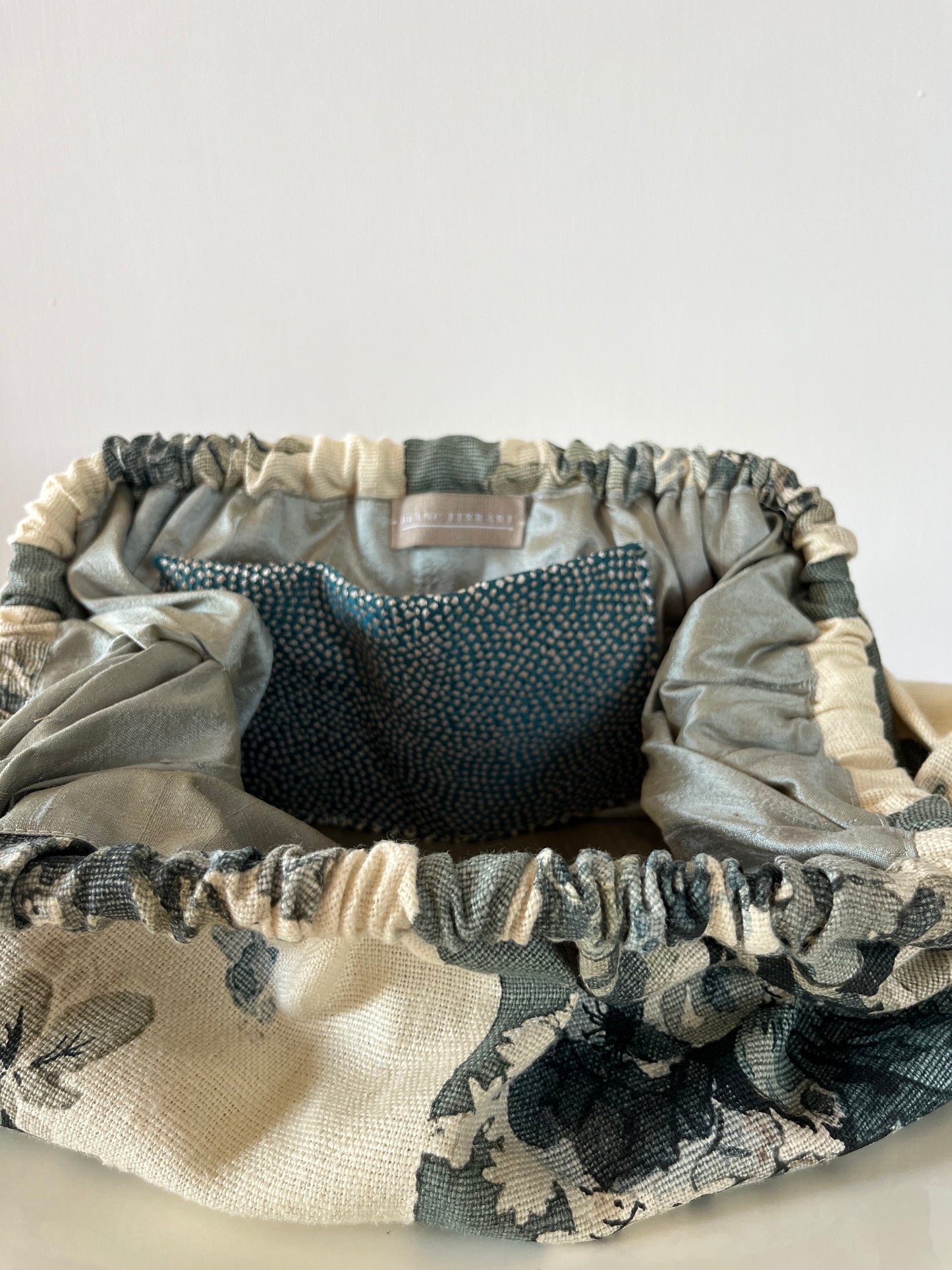 Clutch Ralph Lauren - Panna e Verde Petrolio