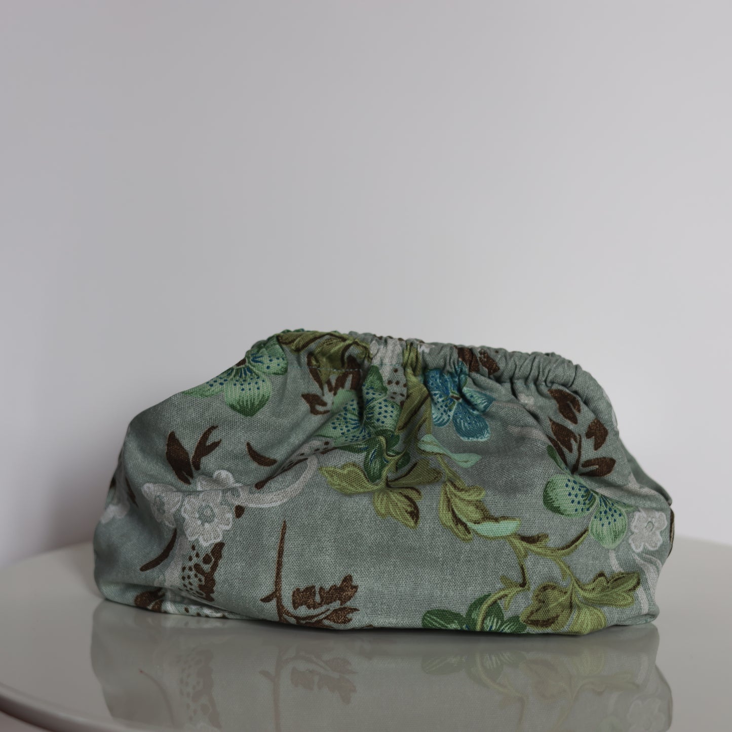 Clutch Midi lino - fantasia tropicale