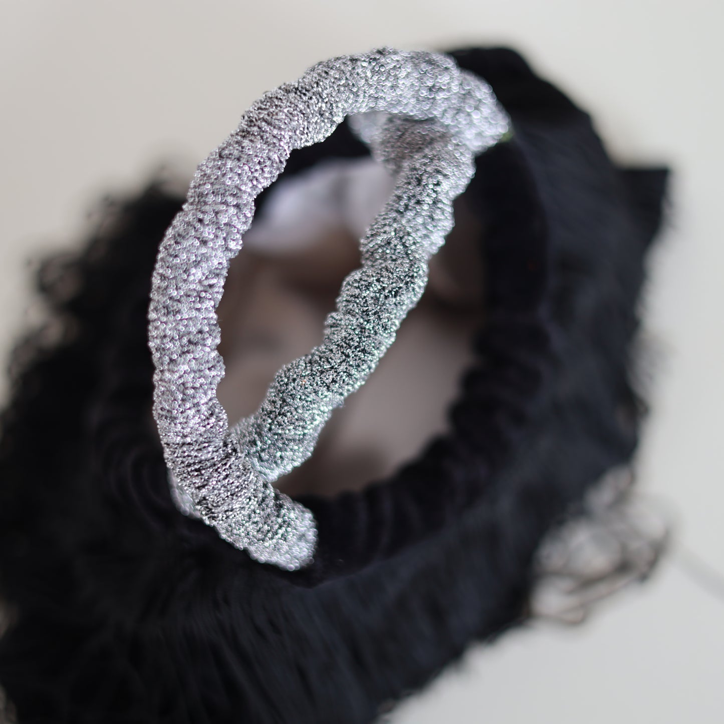 Bisaccia con manici - Velluto con frange