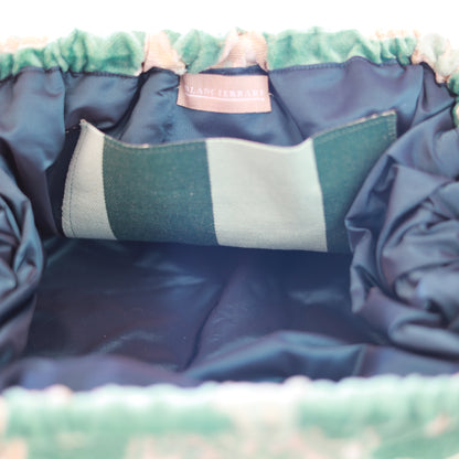 Clutch Damascata - Aquamarine