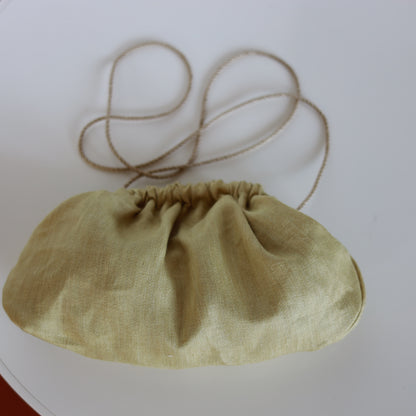 Mini Clutch lino - verde pistacchio