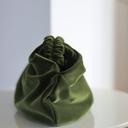 Clutch Velluto - Verde Oliva