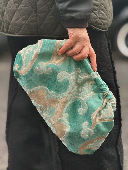 Clutch Damascata - Aquamarine