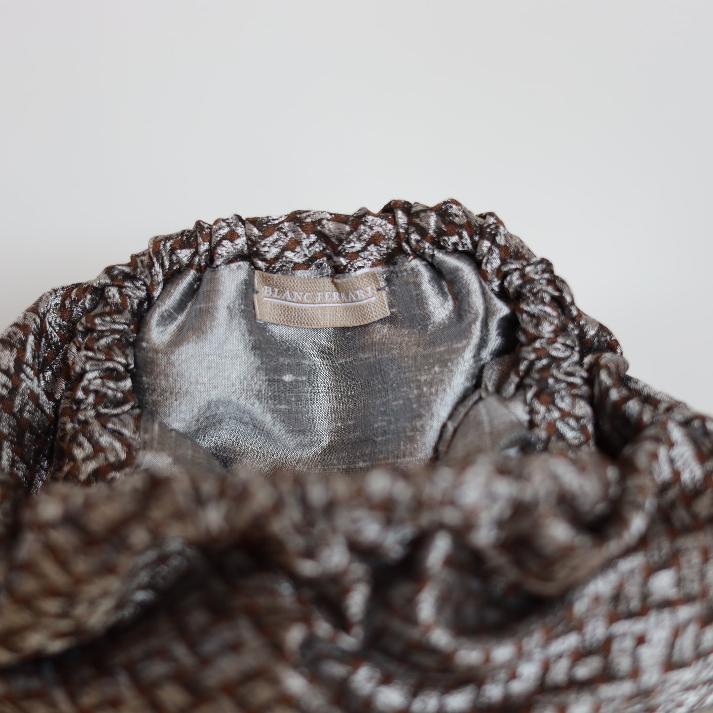 Mini Clutch - Argento & Cioccolato