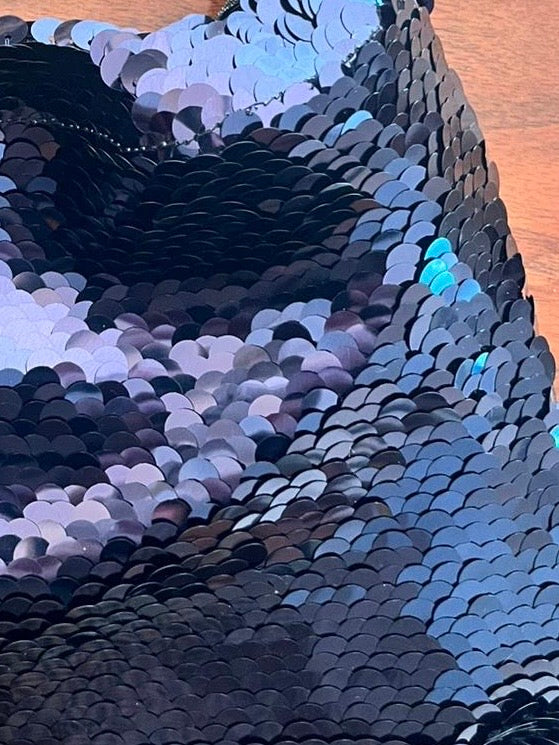 Bisaccia - Pailletes Blu