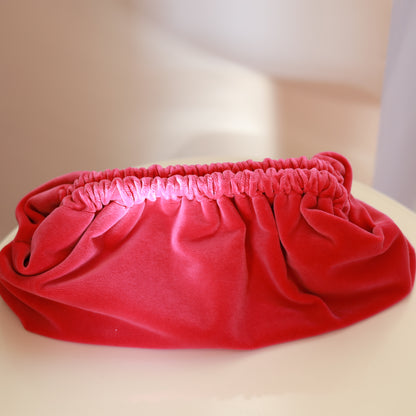 Clutch Velluto - Raspberry
