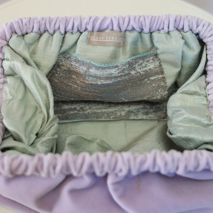 Clutch Velluto - Lavanda
