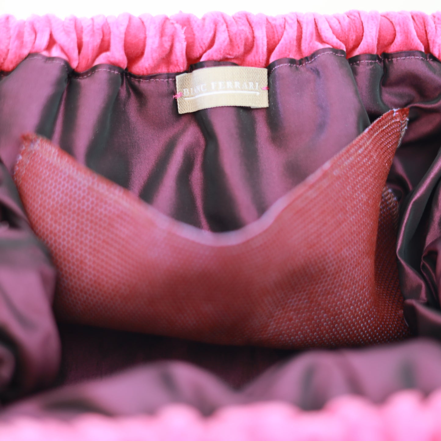 Clutch Velluto - Raspberry