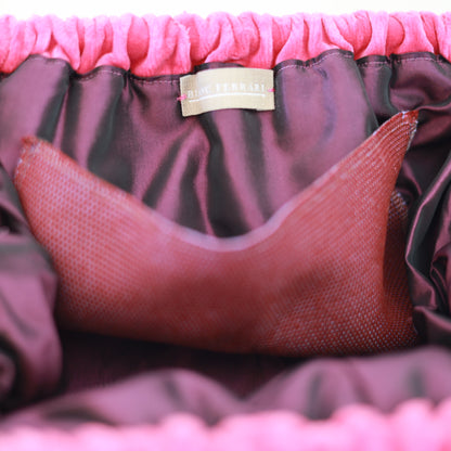 Clutch Velluto - Raspberry