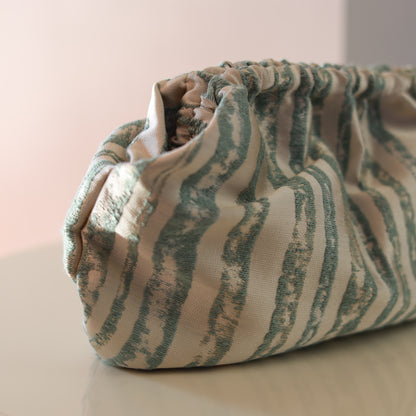 Clutch Seta - Righe Astratte