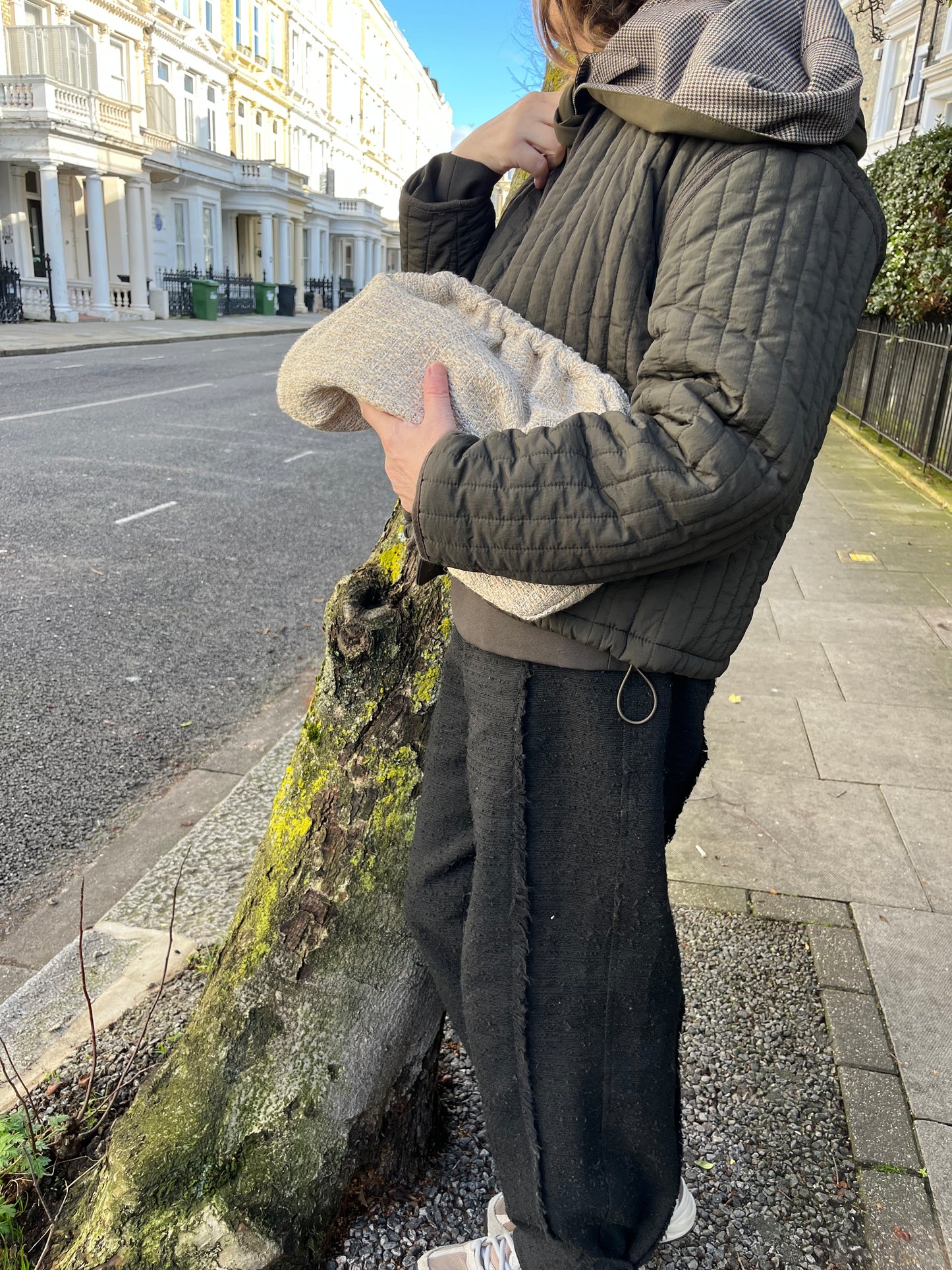 Clutch Écru - Lino & Viscosa