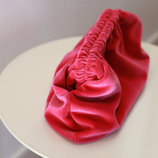 Clutch Velluto - Raspberry