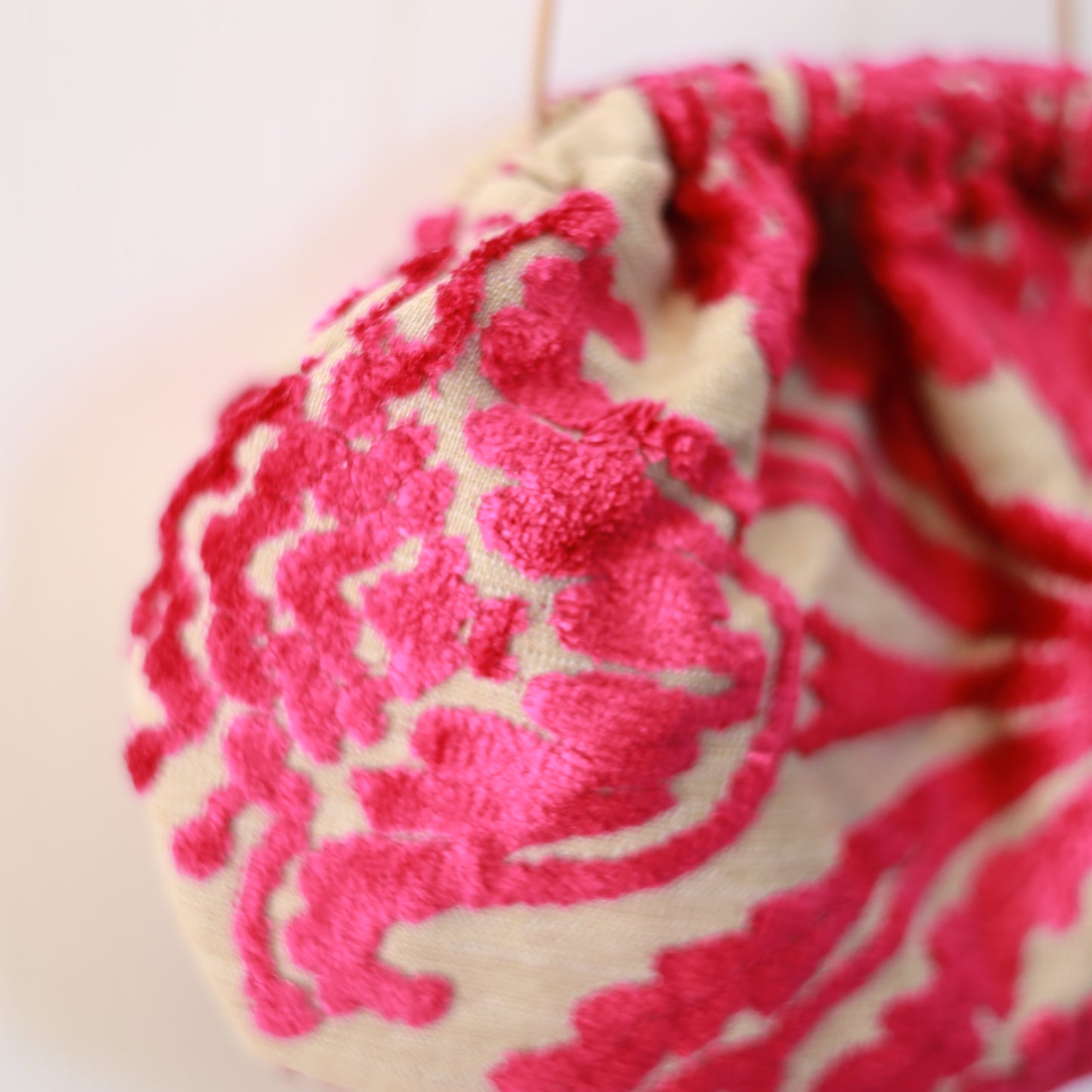 Mini Clutch - Damascata Raspberry
