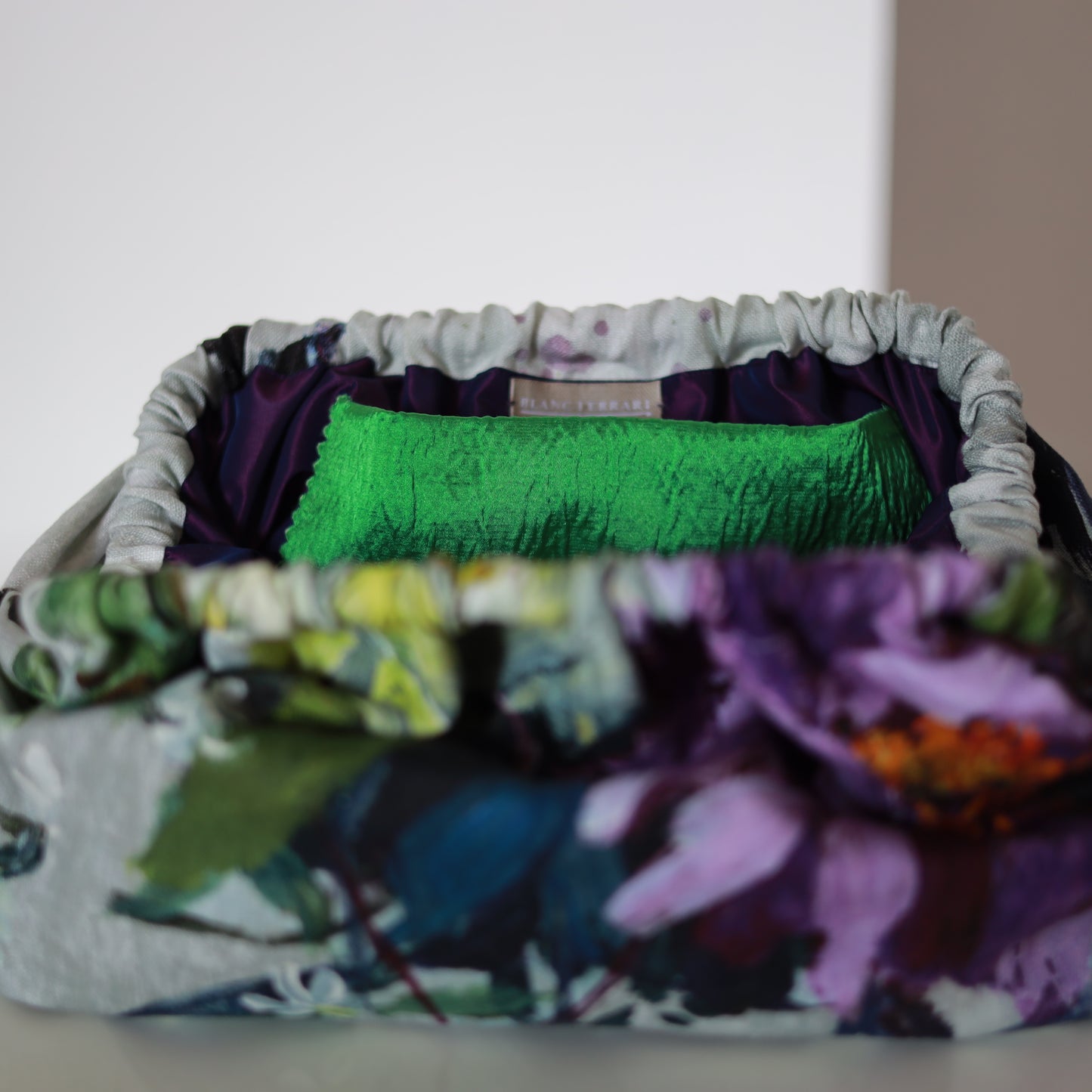 Clutch lino - fiori di campo
