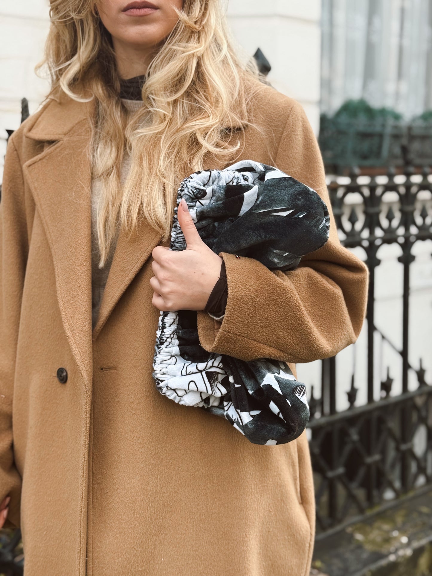 Clutch Large Velluto - fantasia floreale