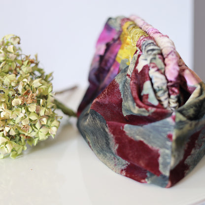 Clutch - Velluto dipinto a mano