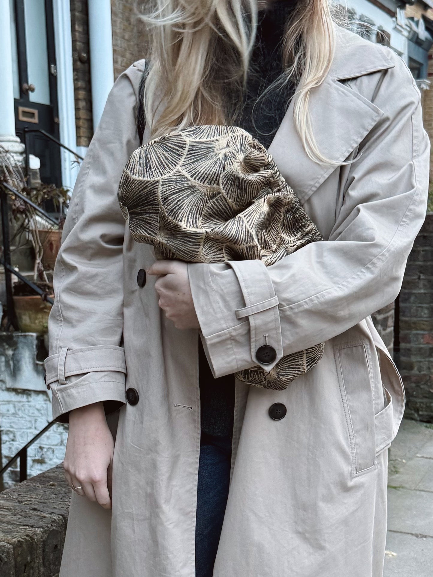 Clutch Lotus - Seta & Viscosa