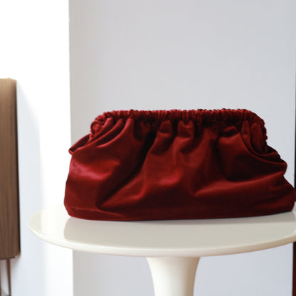 Clutch Velluto - Bordeaux