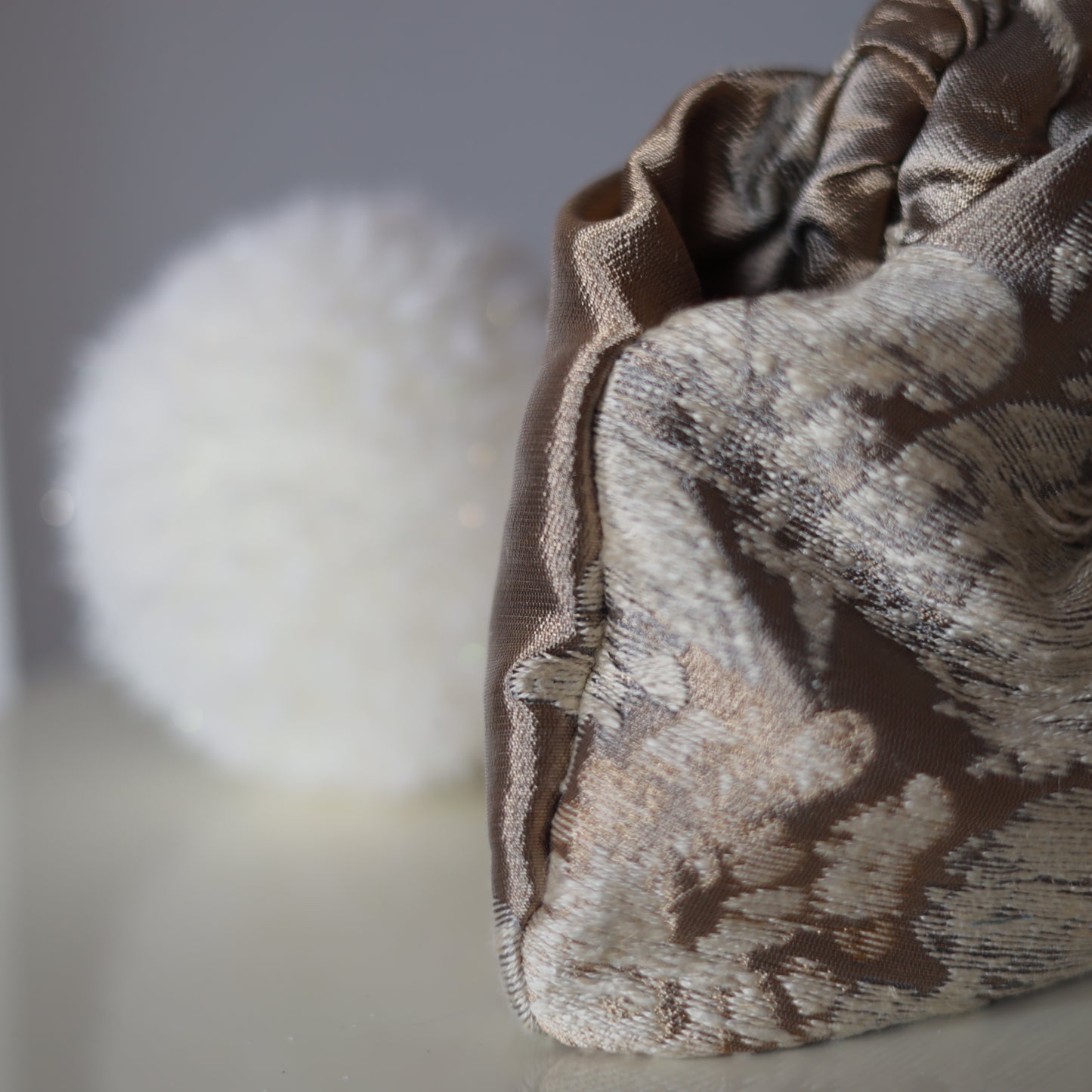 Clutch Seta - Champagne