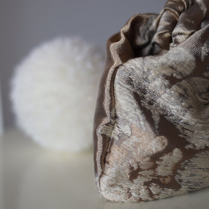 Clutch Seta - Champagne