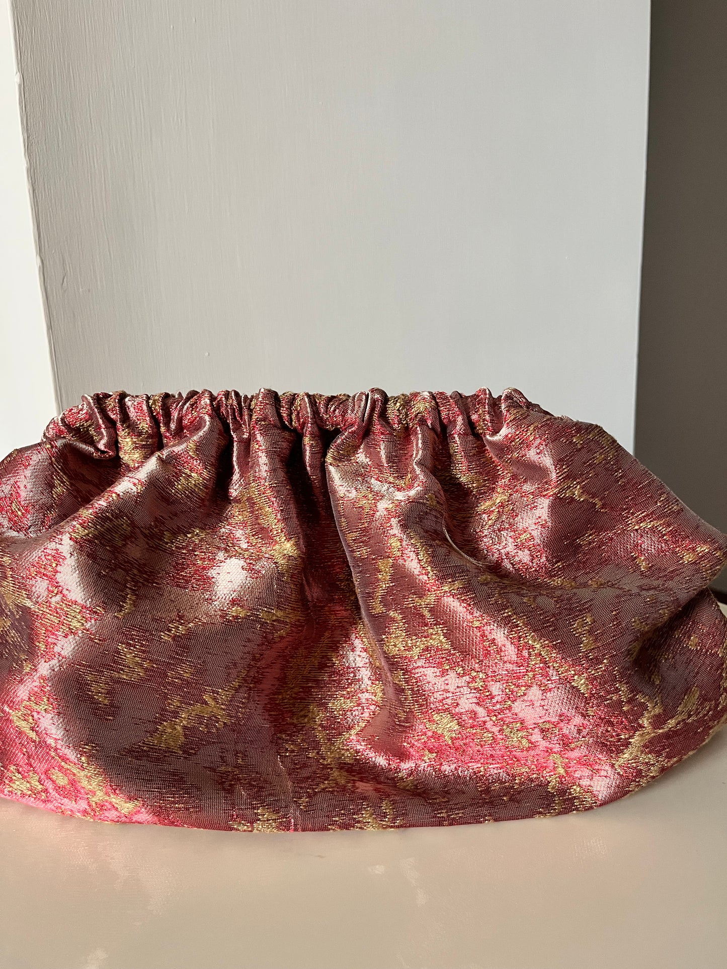 Clutch Jaquard - Oro e Burgundy