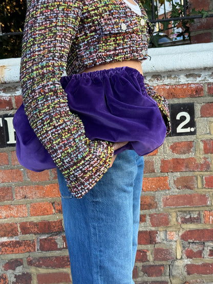 Clutch - Velluto Viola