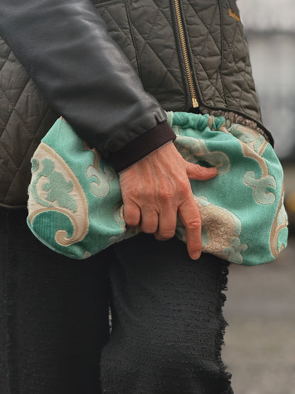 Clutch Damascata - Aquamarine