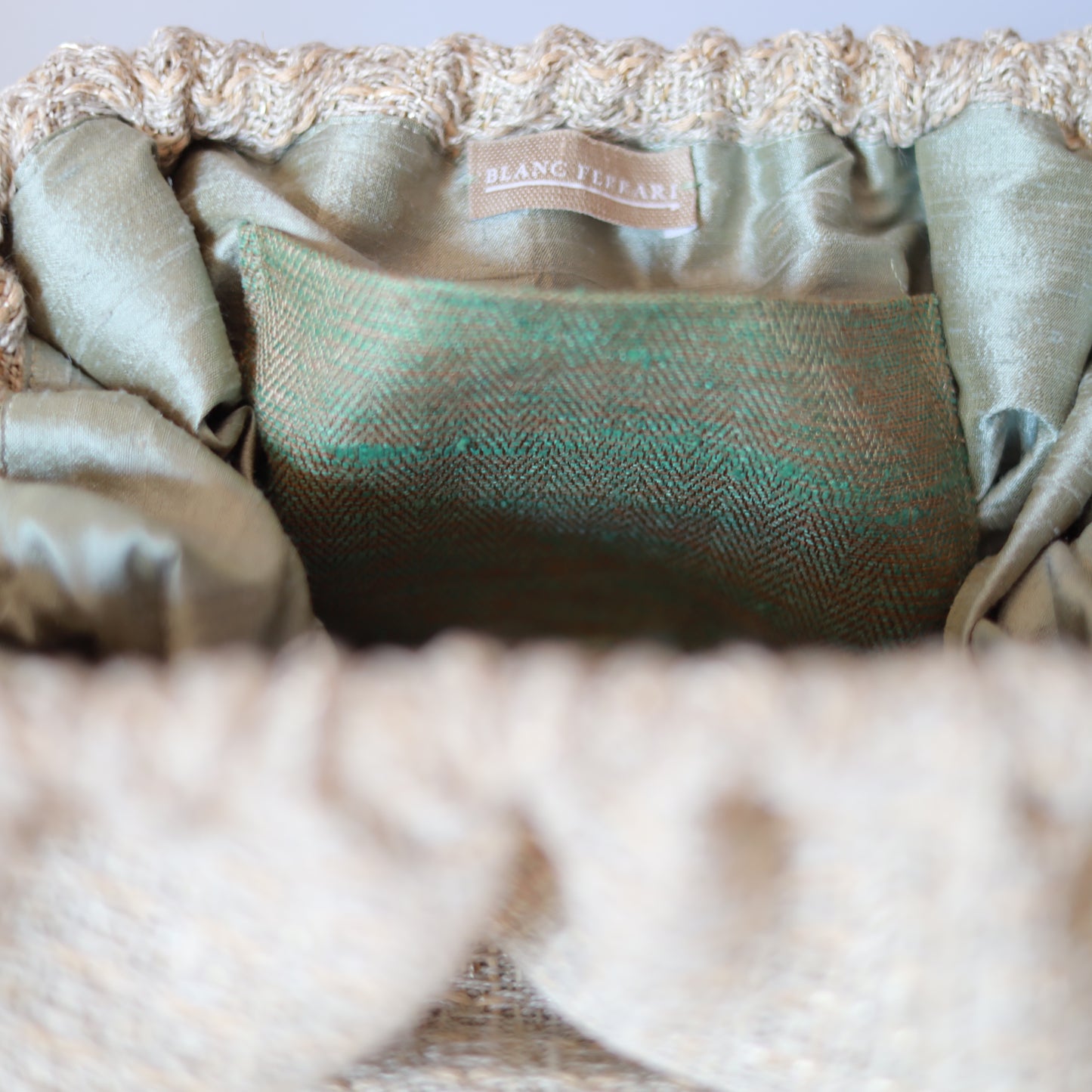 Clutch Écru - Lino & Viscosa