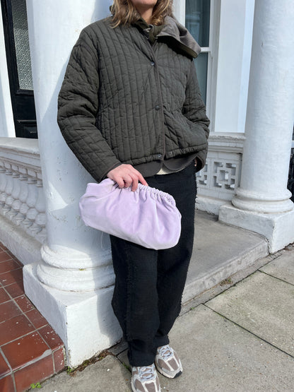 Clutch Velluto - Lavanda