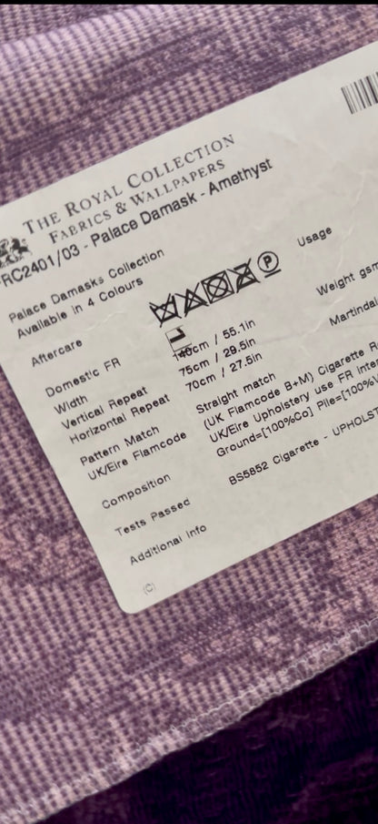 Clutch Damascata - Imperial Purple