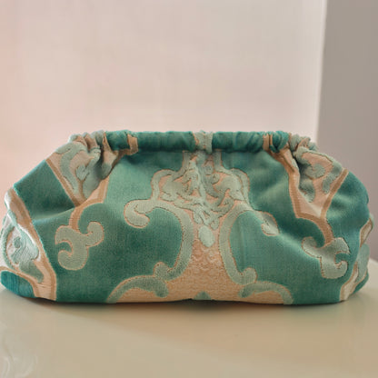 Clutch Damascata - Aquamarine