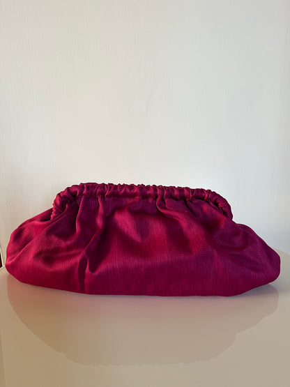 Clutch Seta - Rosso Rubino