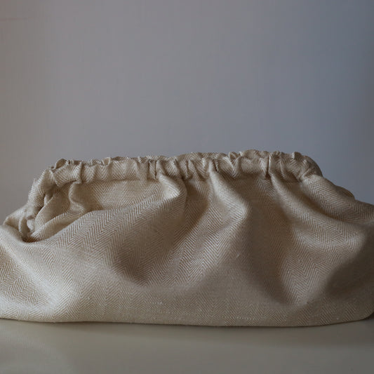 Clutch Herringbone - Seta