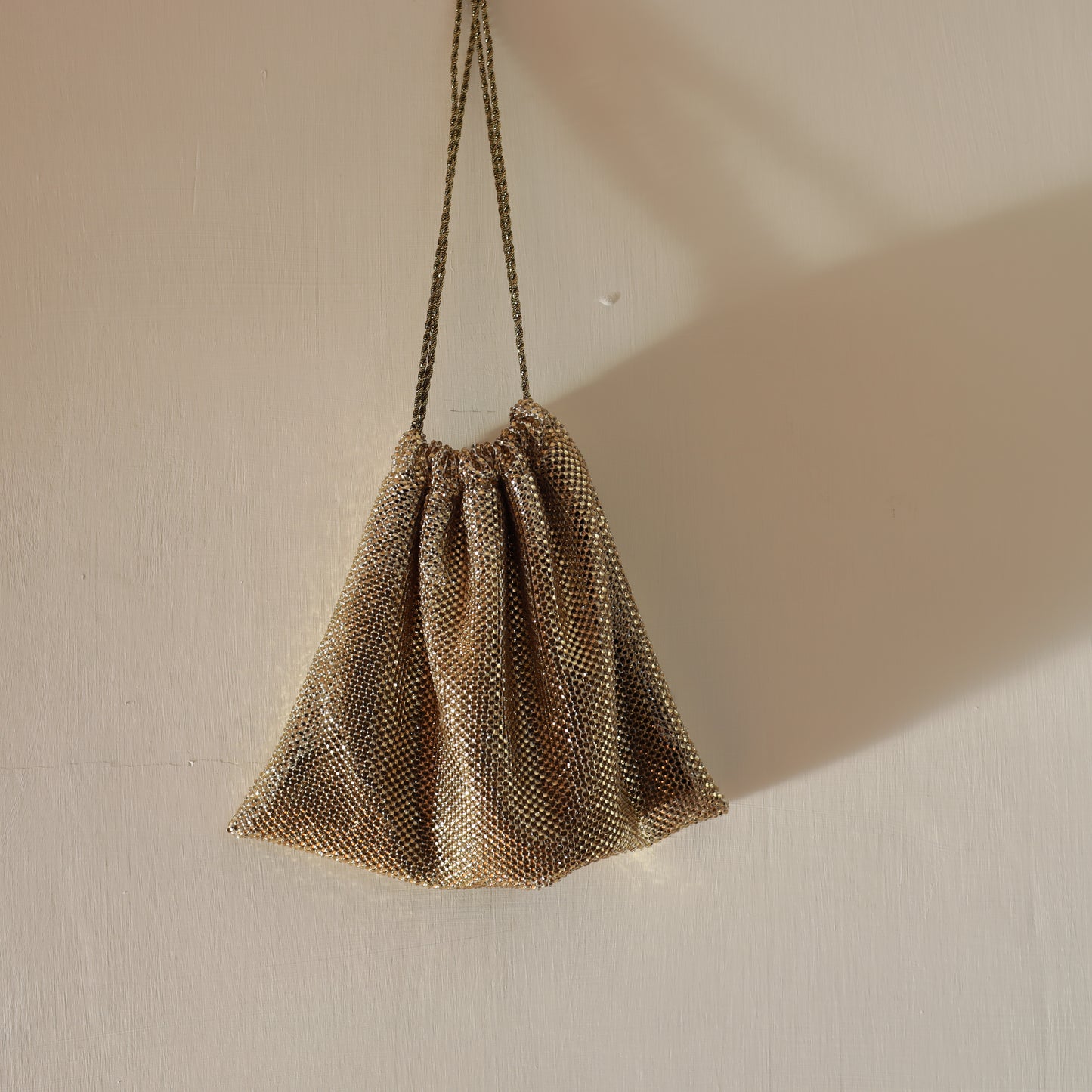 Bisaccia mini-cristalli incastonati - Oro