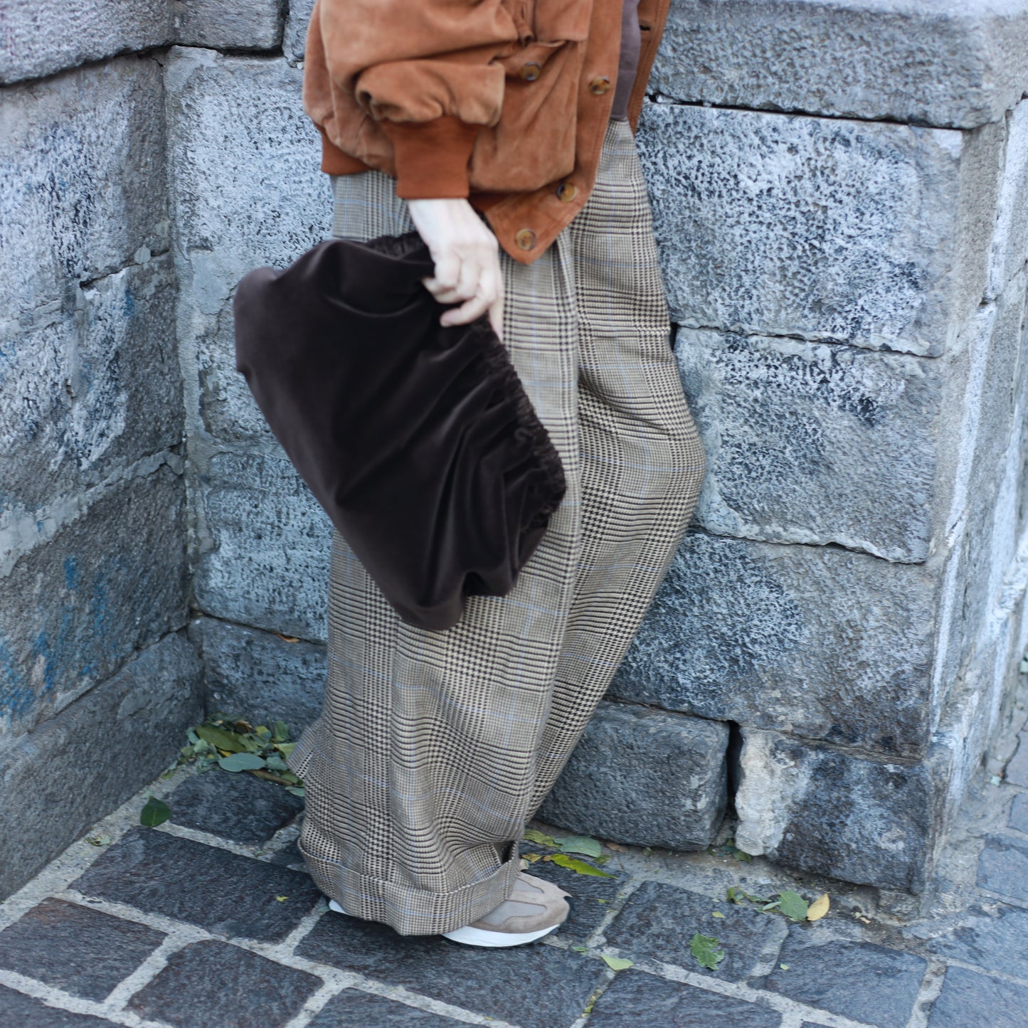 Clutch Velluto - Cioccolato