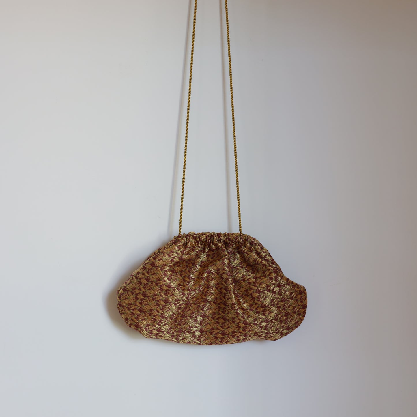 Mini Clutch - Oro e Burgundy