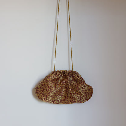 Mini Clutch - Oro e Burgundy