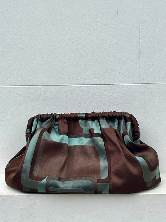 Clutch Cioccolato in Seta