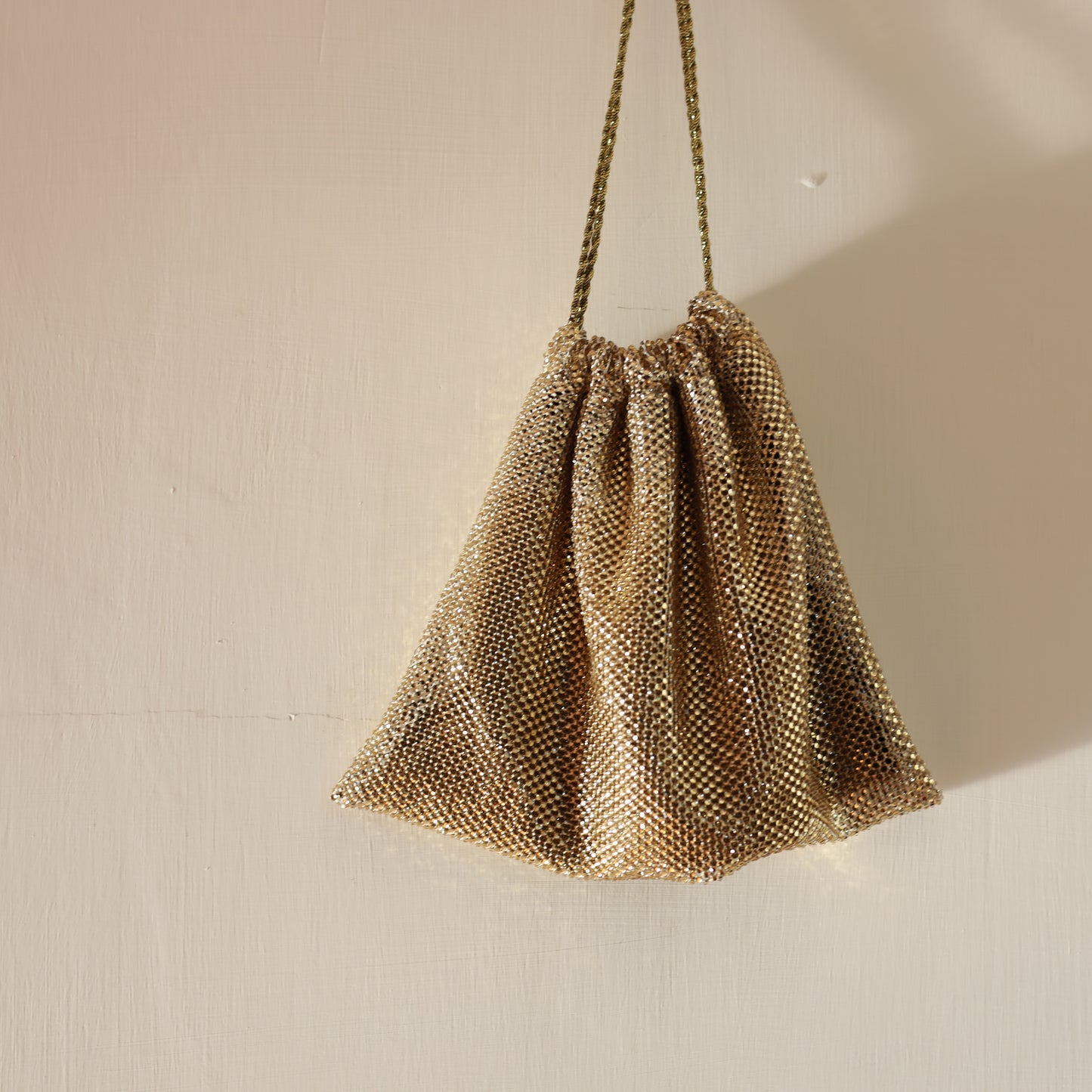 Bisaccia mini-cristalli incastonati - Oro