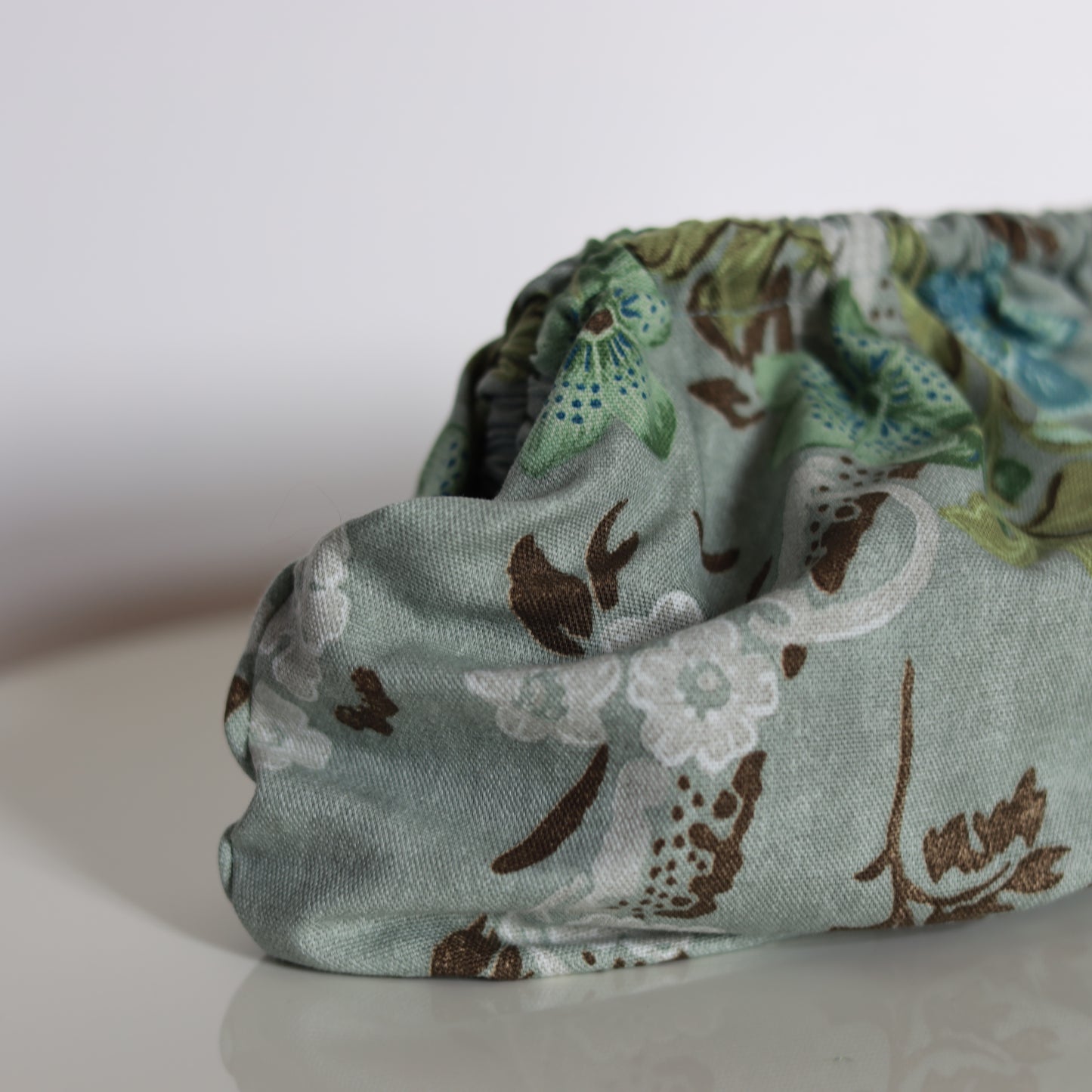 Clutch Midi lino - fantasia tropicale