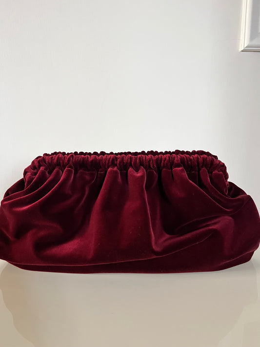 Clutch Velluto - Bordeaux