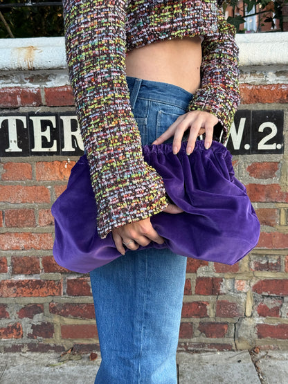 Clutch - Velluto Viola