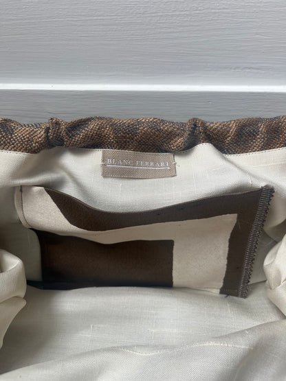 Clutch Scacchiera - Seta & Viscosa