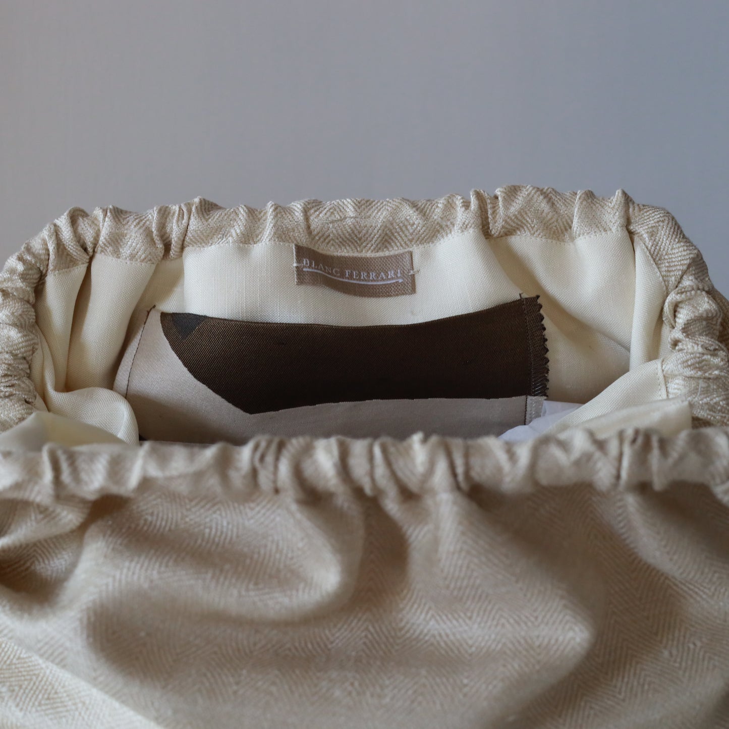 Clutch Herringbone - Seta